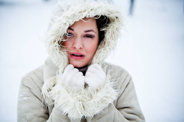 istock Young girl in the snow 183370771