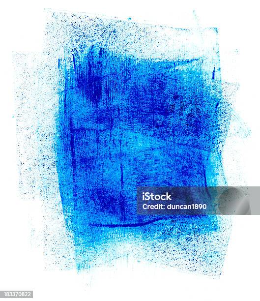 Tinta Azul Fumo - Arte vetorial de stock e mais imagens de Azul - Azul, Spray de Tinta, Manchado - Sujo