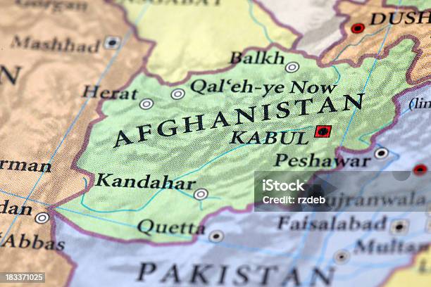 Afghanistan Map Stock Photo - Download Image Now - Afghanistan, War, Map