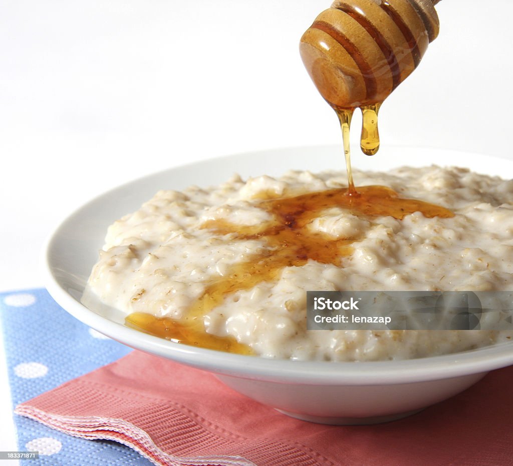 Avena y miel - Foto de stock de Comida sana libre de derechos