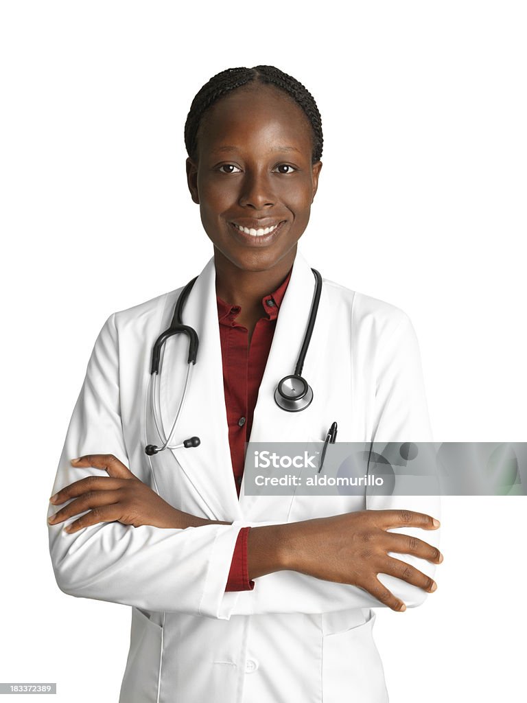 Schöne Ärztin - Lizenzfrei Afrikanischer Abstammung Stock-Foto