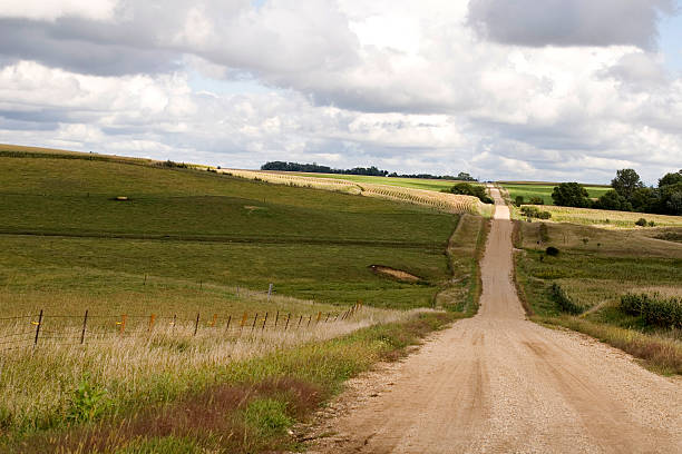 istock Rolling Rural Road in Iowa 183372565