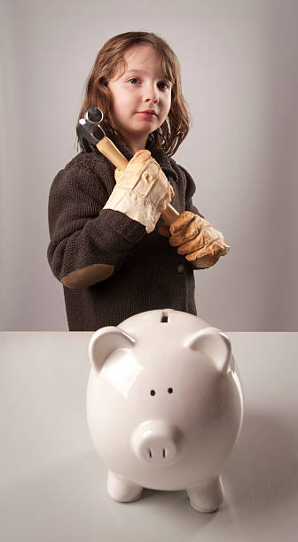 istock Piggy Bank and Hammer Series 183372648