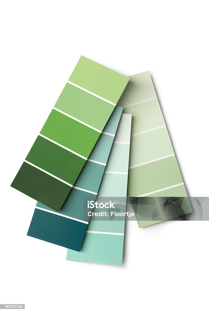 Paint: Colour Samples Green More Photos like this here... Color Swatch Stock Photo