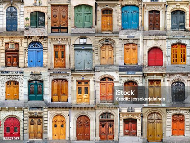 Okazałe Drzwi Paryżu - zdjęcia stockowe i więcej obrazów Paryż - Paryż, Drzwi, Francja