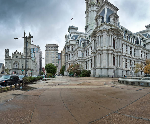istock Philadelphia City Hall on Overcast Day 183373277