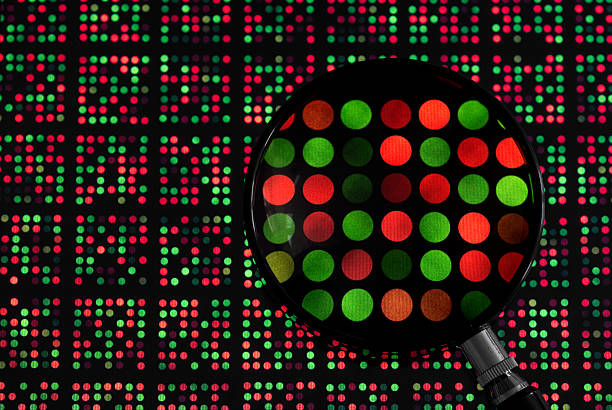 dna 칩 - dna chip 뉴스 사진 이미지