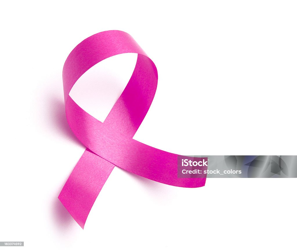 핑크 리본상 - 로열티 프리 유방암 인식 향상 리본 스톡 사진