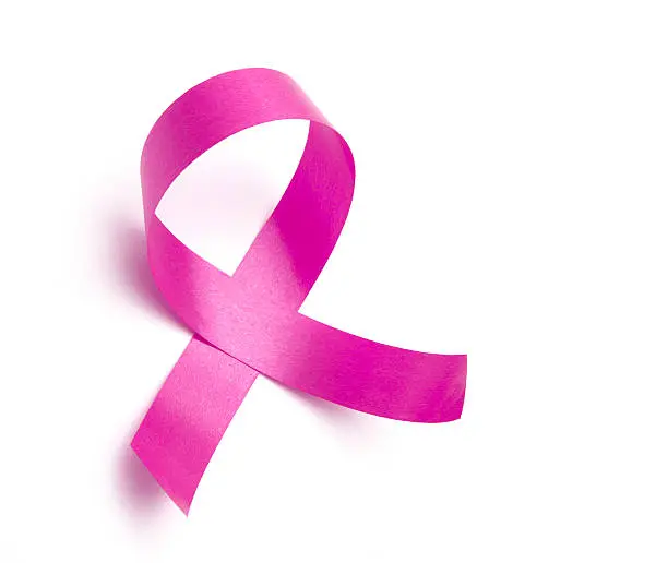 Photo of pink ribbon