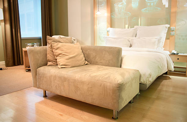 istock Modern European Hotel Room 183374997