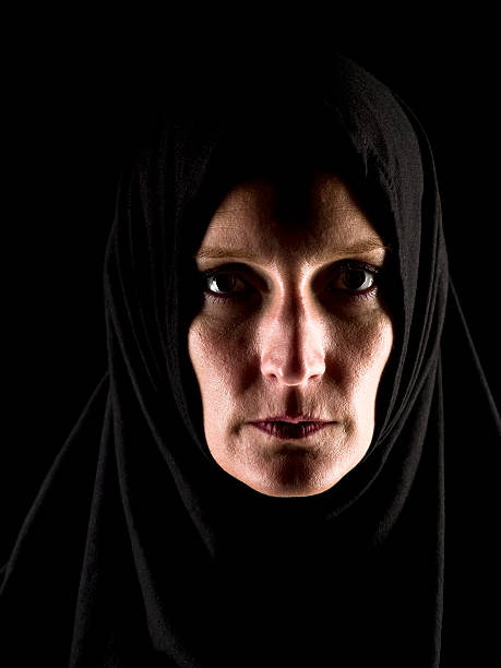 istock Middle eastern muslim mature woman 183375123