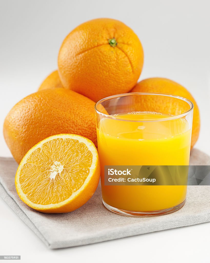 Orange Orangensaft - Lizenzfrei Alkoholfreies Getränk Stock-Foto