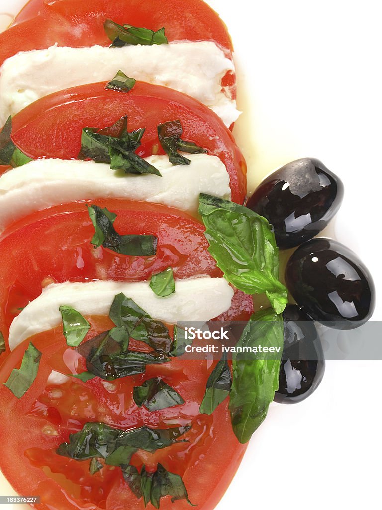 Insalata Caprese - Foto stock royalty-free di Ambientazione interna