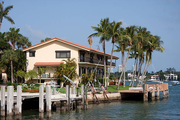 istock Boat house in Miami 183376588