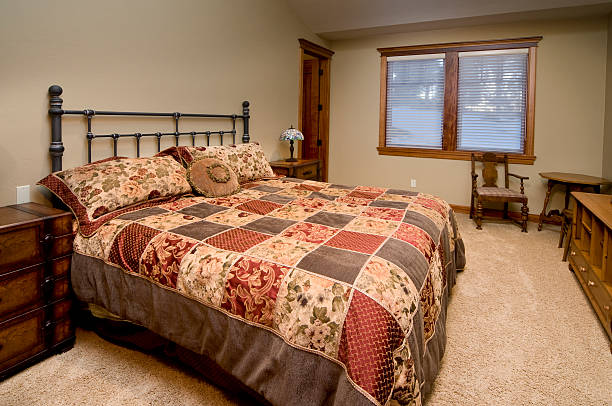 istock Modern master bedroom with dressers 183376845