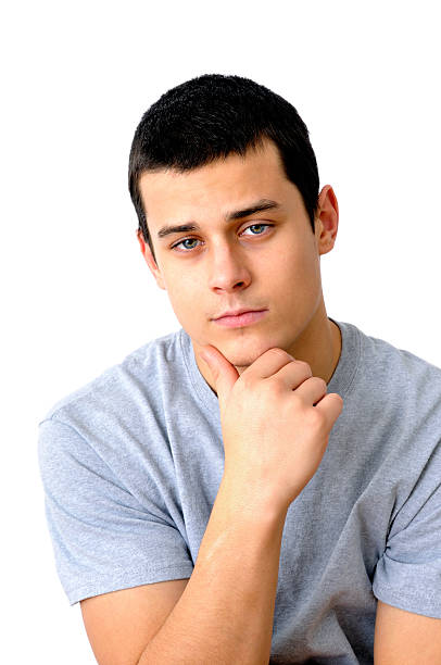 istock Typical Male Teenager, Isolated on White 183377117