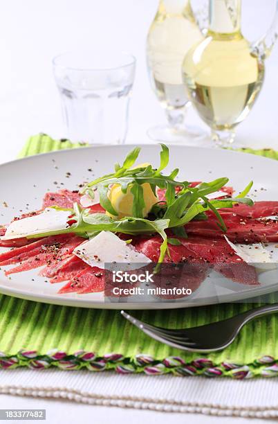 Carpaccio - Fotografie stock e altre immagini di Antipasto - Antipasto, Antipasto misto, Carne