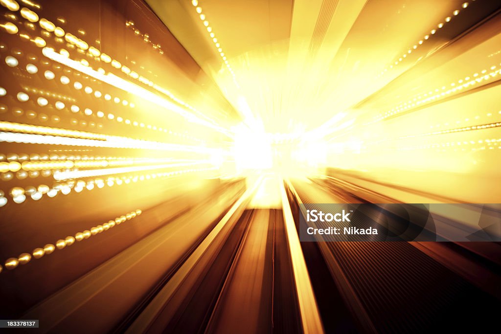 Tunnel di luce - Foto stock royalty-free di Astratto