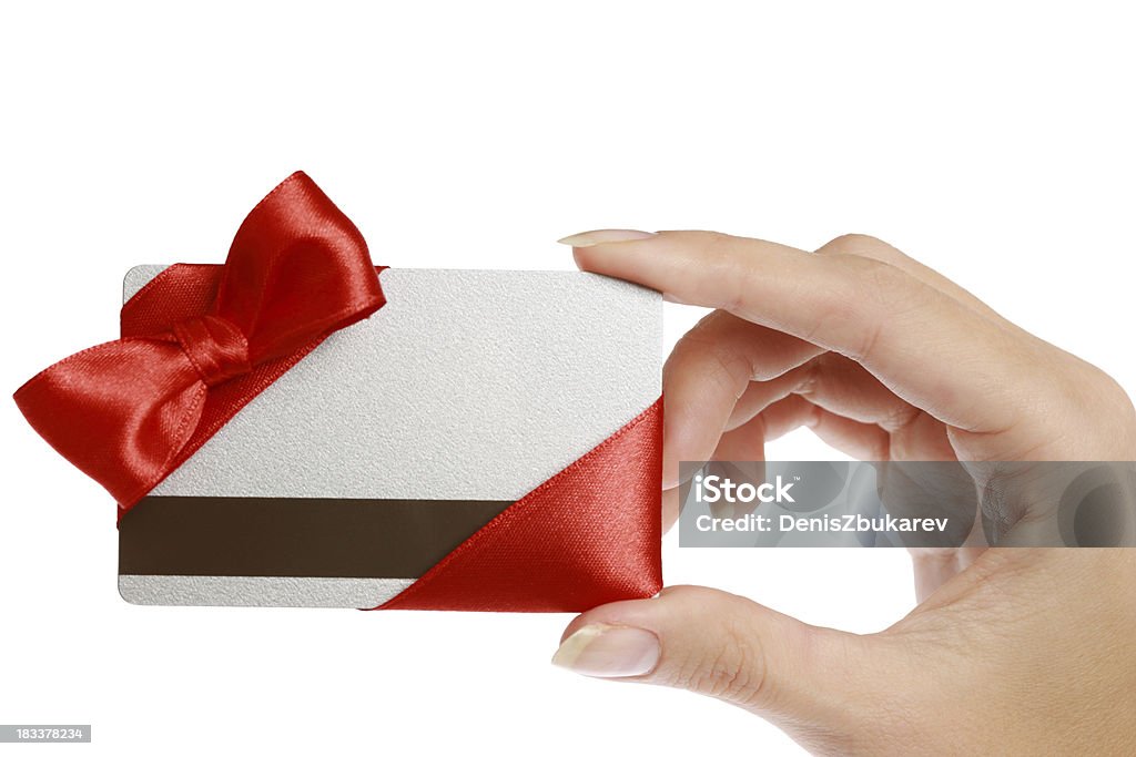 Tarjeta de regalo - Foto de stock de Tarjeta de crédito libre de derechos