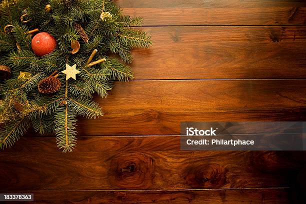 Christmas Background Stock Photo - Download Image Now - Christmas, Wreath, Candle