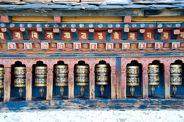 istock Buddhist Prayer Wheels at Changangkha Temple, Bhutan 183378393