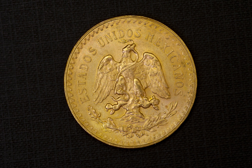 A 50 Pesos gold coin