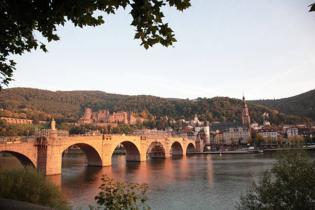 istock Heidelberg Castle and old town under sunset 183378573