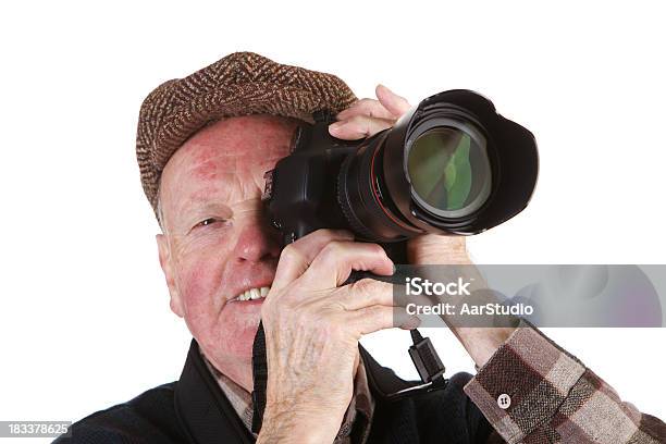 Senior Photographer Stock Photo - Download Image Now - Active Lifestyle, Active Seniors, Activity