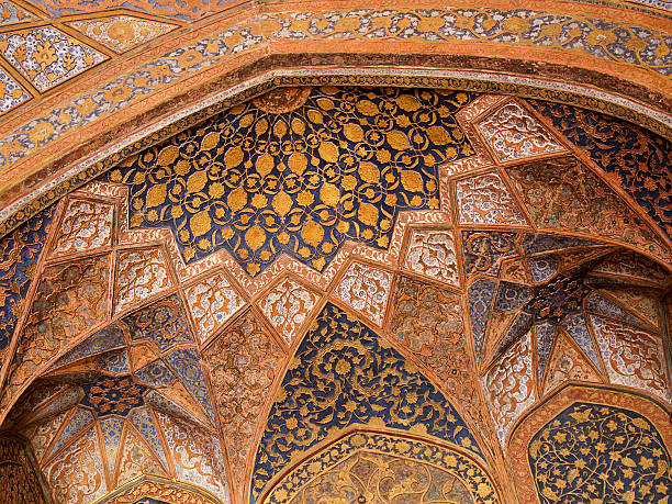 istock Ceiling Detail, Akbar's Tomb, India 183378782