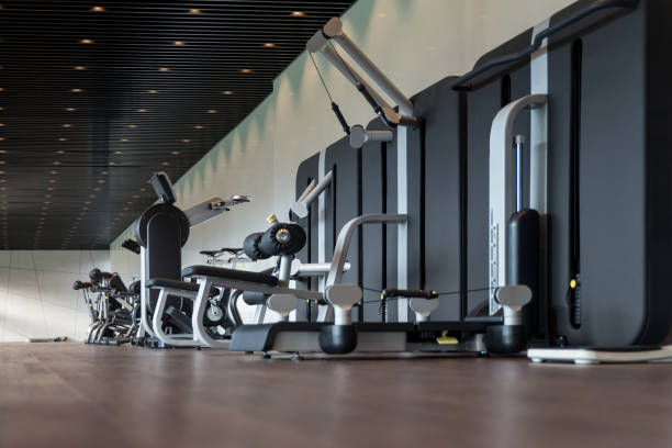 istock Gym With No People Interior 1833789035