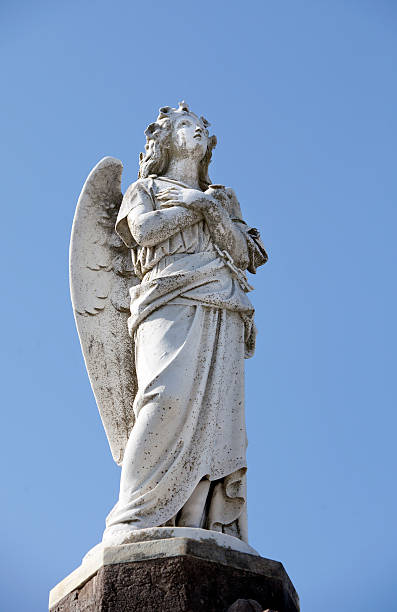 istock Stone Angel on Grave in New Orleans 183379087