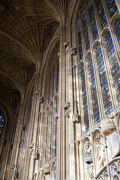 готической архитектура - fan vaulting стоковые фото и изображения