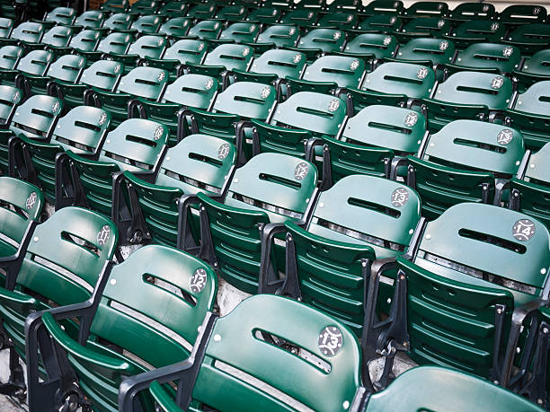 Baseball Stadium Seats stock photo