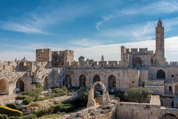 istock The David Tower in ancient old city in Jerusalem, Israel. 1833793274