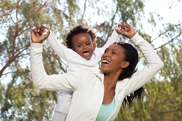 istock Happy mother and her child. 183379387