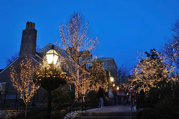 "Christmas decoration in Princeton, New Jersey, USA"