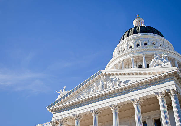 state capitol - california state capitol building foto e immagini stock