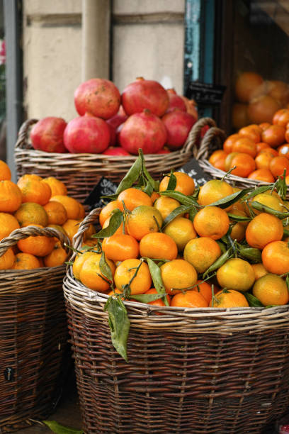 istock Citrus fruits in the basket 1833808326