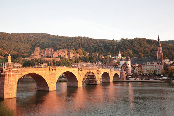 istock Heidelberg Castle and old town under sunset 183380948