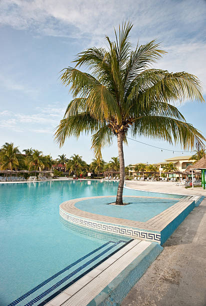 カリブ海のリゾート - tourist resort apartment swimming pool caribbean ストックフォトと画像