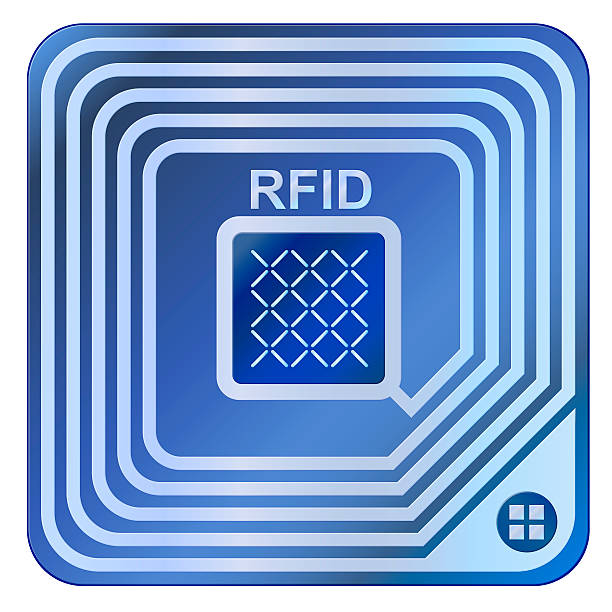 RFID Tag "Render of an RFID tag, Radio Frequency Identification chipSimilar image:[/url]" radio frequency identification stock pictures, royalty-free photos & images