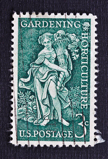 istock Gardening Horticulture Stamp 3 cents 183382341