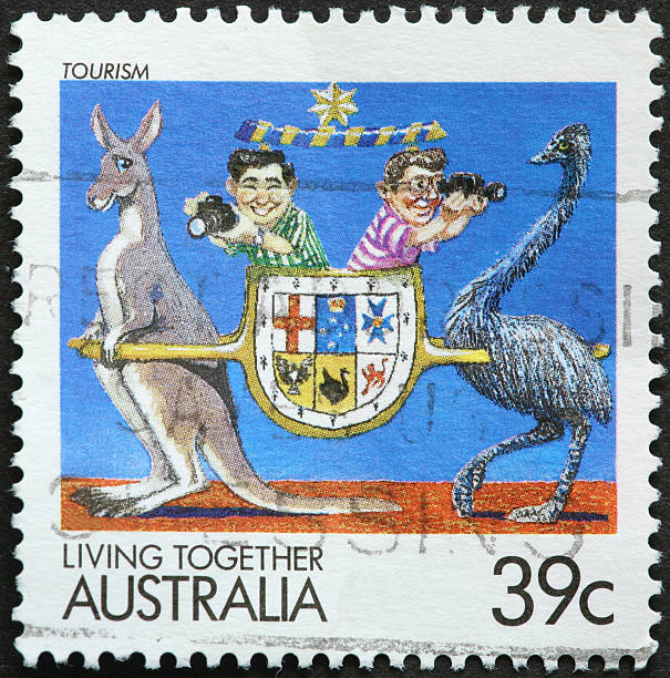 istock Australian tourism postage stamp 183382650
