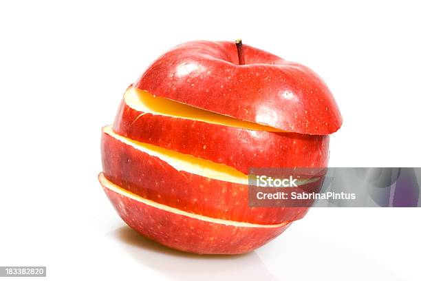 赤色スライスアップル - マルチレイヤー処理のストックフォトや画像を多数ご用意 - マルチレイヤー処理, リンゴ, 一切れ