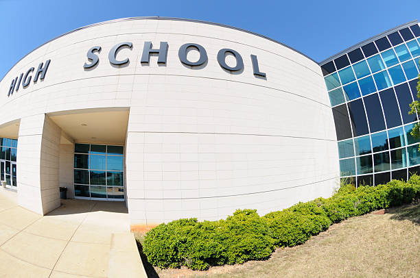 istock High school through fisheye 183382908