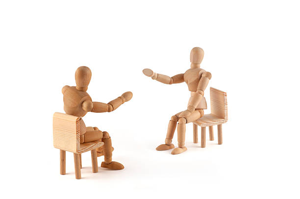 istock No! This argument is not correct -wooden mannequin in discussion 183383027
