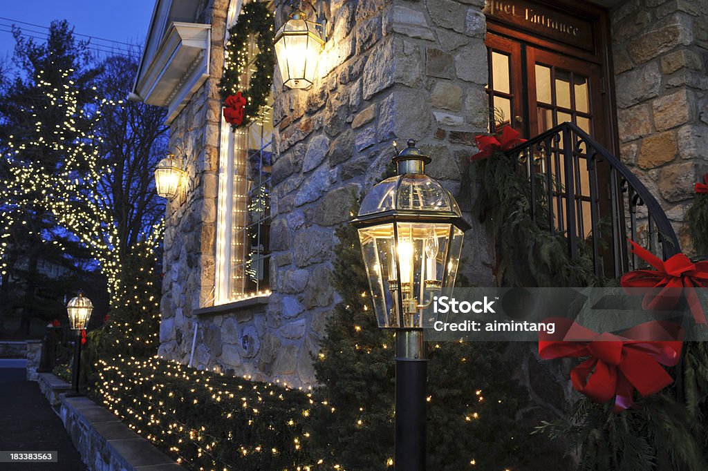 Holiday Lights - Lizenzfrei Architektur Stock-Foto