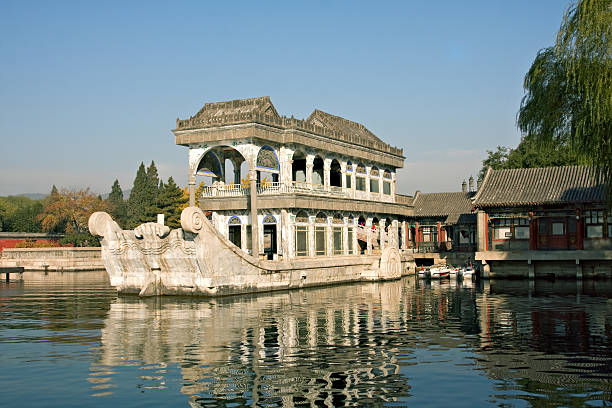 istock Marble boat in Summer Palace compound. Beijing. 183383667