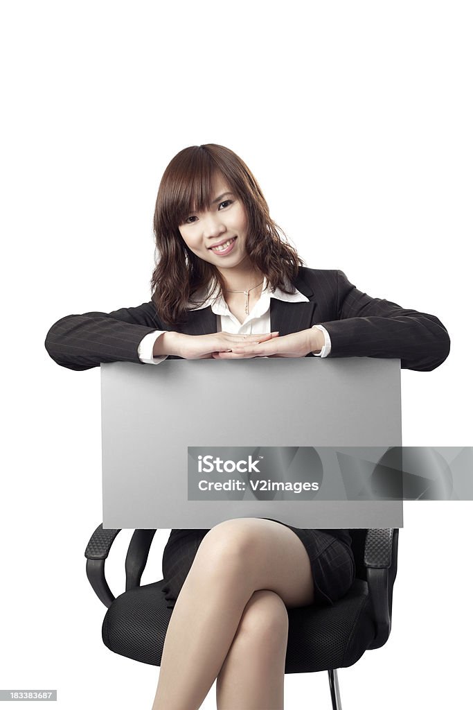 Mulher de negócios com Outdoor - Foto de stock de Adulto royalty-free