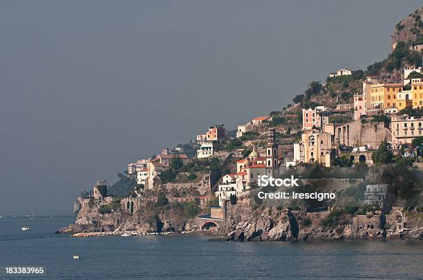 Maioriamalfi Coast Italia - Fotografie stock e altre immagini di Amalfi - Amalfi, Composizione orizzontale, Costiera amalfitana
